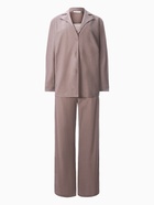 Комплект женский (рубашка, брюки, топ) KAFTAN "Base" р. 48, кофейный 9861729 - фото 14357679