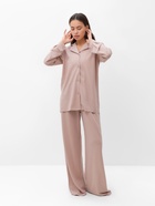 Комплект женский (рубашка, брюки, топ) KAFTAN "Base" р. 48,  пудровый 9913861 - фото 12345947