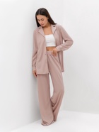 Комплект женский (рубашка, брюки, топ) KAFTAN "Base" р. 48,  пудровый 9913861 - фото 12345950