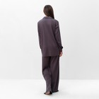 Комплект женский (рубашка, брюки, топ) KAFTAN "Base" р. 46,  графит - Фото 3