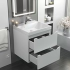 Тумба под раковину Uperwood Tanos, 50 см, подвесная, белая - Фото 2