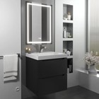 Тумба подвесная Uperwood, под раковину Uperwood Tanos 50, цвет чёрный - Фото 1