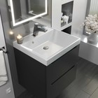 Тумба подвесная Uperwood, под раковину Uperwood Tanos 50, цвет чёрный - Фото 4