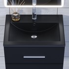 Раковина Uperwood Foster Quartz, кварцевая, 60 см, чёрная матовая, космос - Фото 2