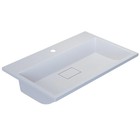 Раковина полувстраиваемая Uperwood Barsa, 70 см, белая - Фото 5