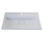 Раковина полувстраиваемая Uperwood Barsa, 70 см, белая - Фото 6