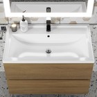 Раковина Uperwood Family, полувстраиваемая, 100 см, прямоугольная, белая - фото 13600737