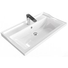 Раковина Uperwood Family, полувстраиваемая, 100 см, прямоугольная, белая - фото 13600740