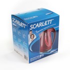 Чайник электрический Scarlett SC-EK18P15, 1.7 л, 2200 Вт, красный - Фото 6