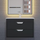 Тумба подвесная Uperwood, под раковину Uperwood Modul 65, цвет чёрный матовый - Фото 4