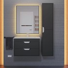 Тумба подвесная Uperwood, под раковину Uperwood Modul 65, цвет чёрный матовый - Фото 6