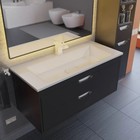 Тумба подвесная Uperwood, под раковину Uperwood Modul 100, цвет чёрный матовый - Фото 1