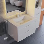 Тумба подвесная Uperwood, под раковину Uperwood Modul 65, цвет белый матовый - Фото 1