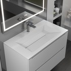 Раковина полувстраиваемая Uperwood Next 80 см, прямоугольная, белая - Фото 4