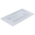 Раковина полувстраиваемая Uperwood Next 80 см, прямоугольная, белая - Фото 7