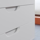 Тумба с раковиной Uperwood Modul 80 см, подвесная, глянцевая, белая - Фото 2