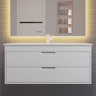 Тумба с раковиной Uperwood Modul 100 см, подвесная, матовая, белая - Фото 1