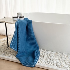 Полотенце «Виги», размер 100х150 см, цвет голубой