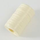 Пряжа "Для вязания мочалок" 100% полипропилен 400м/100±10 гр в форме цилиндра (светло-беж.) - Фото 2