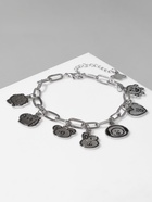 Браслет металл «Цепь с подвесками» мультяшки, цвет серебро 9669390