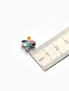 Шарм разделитель «Радужный цветок», цветной в серебре - Фото 3