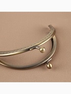 Фермуар пришивной «Полукруг», 10×6.5 см, цвет бронзовый - Фото 4