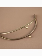 Фермуар пришивной «Полукруг», 20×9 см, цвет бронзовый - Фото 4