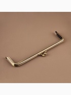 Фермуар пришивной «Прямоугольник», 20×6 см, цвет бронзовый - Фото 2