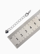 Замок карабин родированный 10 мм, «Сердечко», с удлинителем 4.5 см, цвет серебро - Фото 3