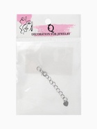 Замок карабин родированный 10 мм, «Сердечко», с удлинителем 4.5 см, цвет серебро - Фото 5