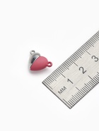 Замок магнитный «Сердечко», 2 шт. серебристо-розовый - Фото 2