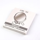 Зеркало настольное - подвесное «Круг», двустороннее, с увеличением, d зеркальной поверхности 9 см, цвет чёрный - Фото 5