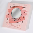 Зеркало настольное - подвесное, двустороннее, с увеличением х2, d зеркальной поверхности 16.2 см, чёрное - Фото 5