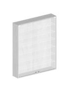 Витрина настенная, 6 полок, 1000×200×1200 мм, ЛДСП, стекло, белая - Фото 2