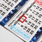 Календарь квартальный «Счастья в новом году», 29,5 х 73 см - фото 24320199