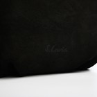Сумка замшевая кросс-боди на молнии, цвет чёрный - Фото 4