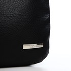 Сумка женская на молнии, цвет чёрный - фото 41331916