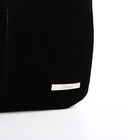 Сумка-мешок на молнии, цвет чёрный - фото 23105947