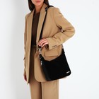 Сумка-мешок на молнии, цвет чёрный - фото 23254472