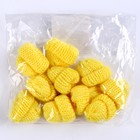 Шапка для игрушек вязаная, набор 10 шт., цвет жёлтый, размер 1 шт. — 3 × 4 см - фото 7825904
