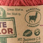 Пряжа "Золотое волокно джут" 100% джут 50м/50гр набор 2шт (красный) - фото 24343979