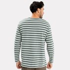 Джемпер мужской, цвет белый/ зелёный, размер 56 (3XL) 10101805