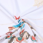 Комплект штор для кухни с подхватами «Этель. Щелкунчик», 2 шт., белые, 145×180 см - фото 7724992