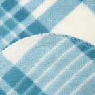 Плед ARDENZA BASIC, 130×170 см, бирюза, флис 160 г/м - фото 53047617