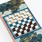 Нарды деревянные с шашками "Дракон", настольная игра, 40 х 40 см - Фото 3