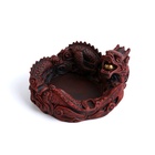Пепельница «Китайский дракон», 12.4×13.7×7.6 см, коричневая 9948889