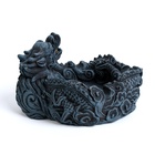 Пепельница «Китайский дракон», 12.4×13.7×7.6 см, синяя 9948890