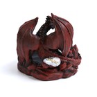 Пепельница "Дракон в латах", 11.7 х 10.3 х 11.3 см, коричневая - Фото 2