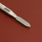 Ручка-аппликатор для кожи, 14,5 см, цвет серебряный/золотой - фото 7826532