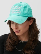 Кепка женская с надписью MINAKU, бирюзовая, размер 56-58 9866074
